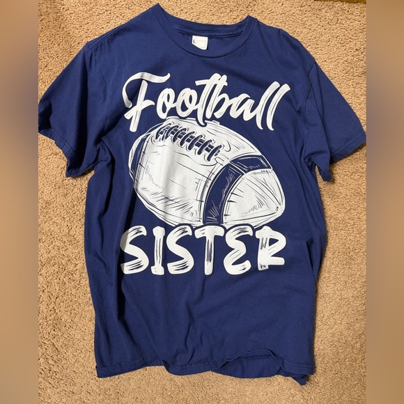 Tops - Football Sister Blue Women’s T-Shirt